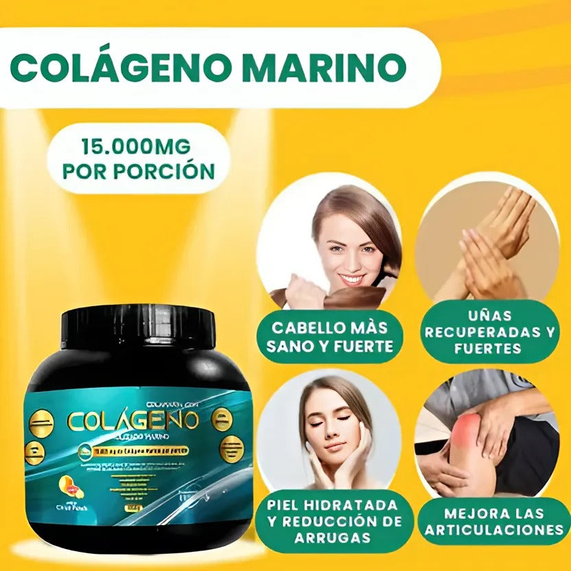 2 Colágeno Colamarin + 1 Magnesium Mix Obsequio: Salud y belleza en un solo producto.