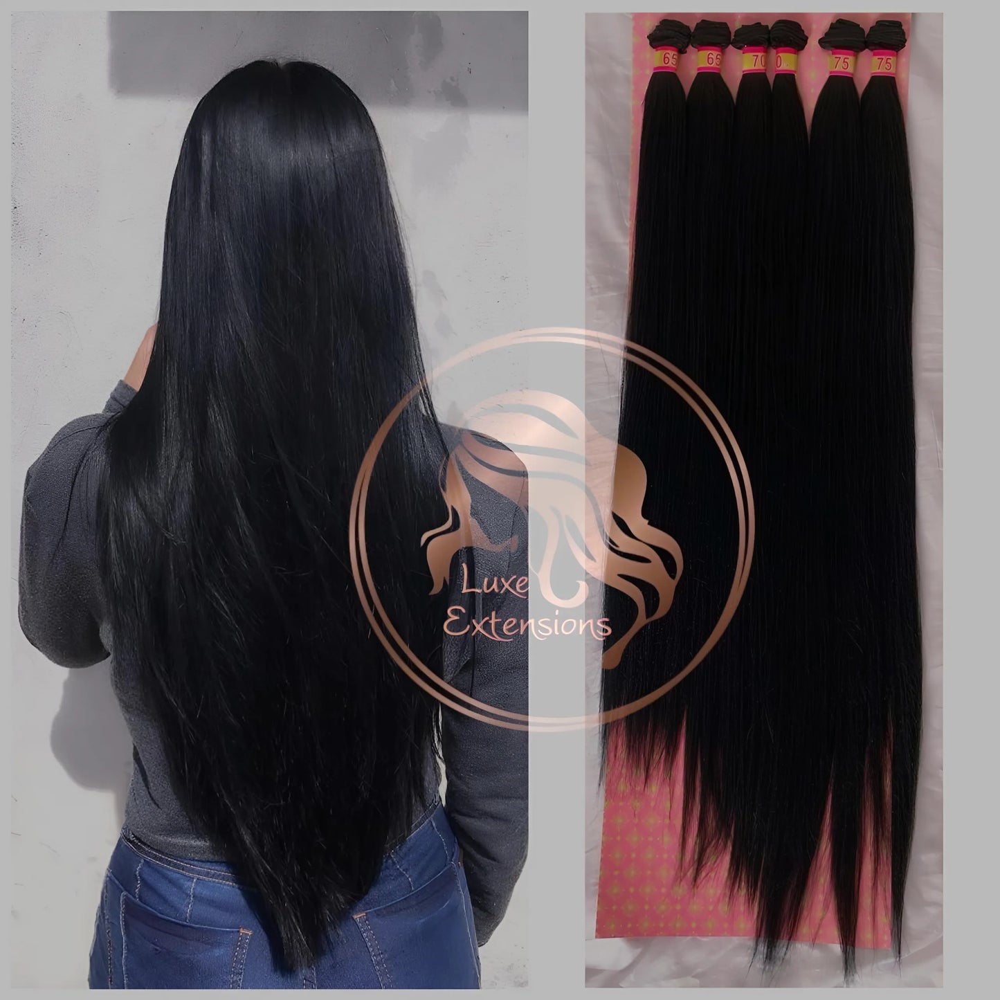 Extensiones de Cabello Seminaturales Luxe