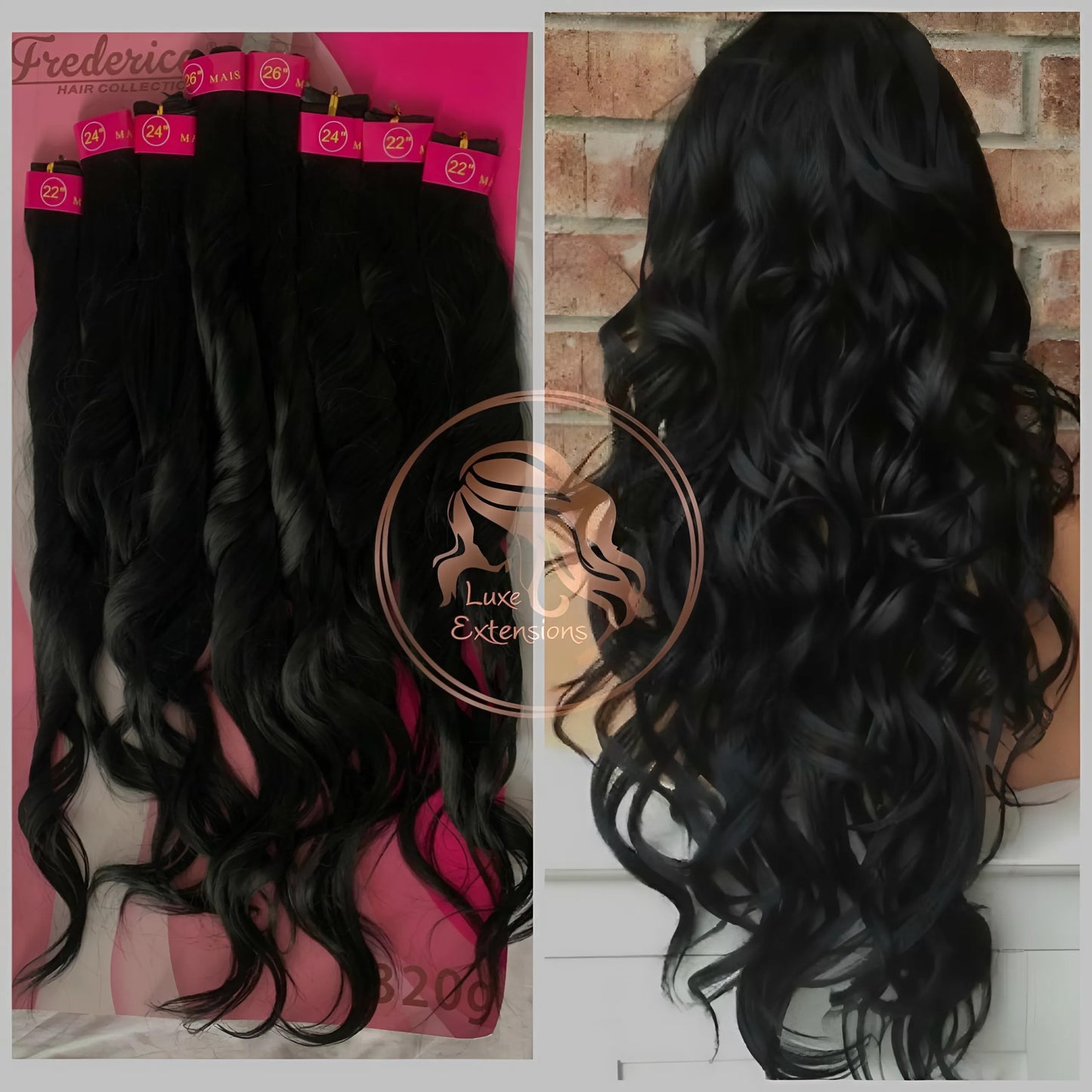 Extensiones de Cabello Seminaturales Luxe