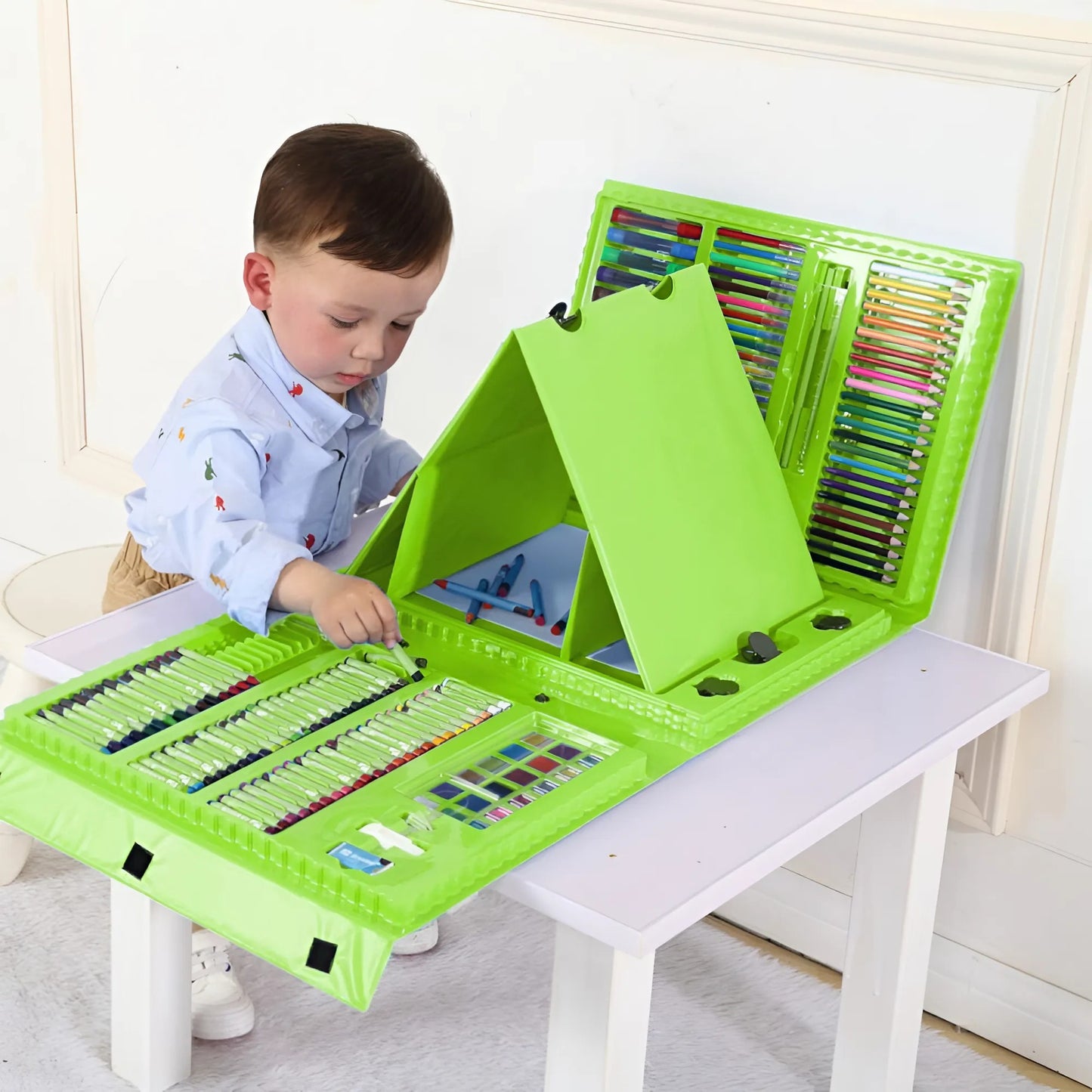 Maletín Criative Kids - 208 Piezas 🎨✨ El Mejor Regalo para el Desarrollo de tu Hijo