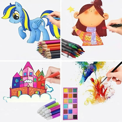 Maletín Criative Kids - 208 Piezas 🎨✨ El Mejor Regalo para el Desarrollo de tu Hijo