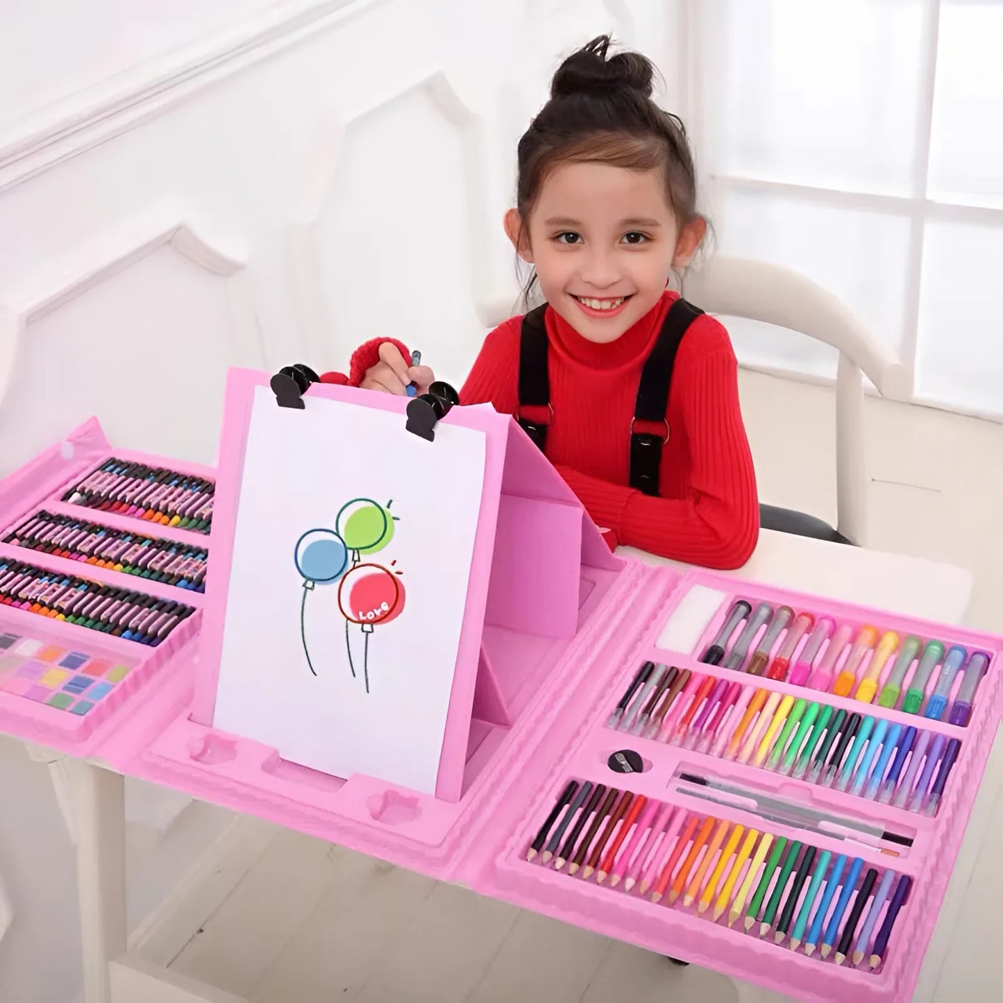 Maletín Criative Kids - 208 Piezas 🎨✨ El Mejor Regalo para el Desarrollo de tu Hijo