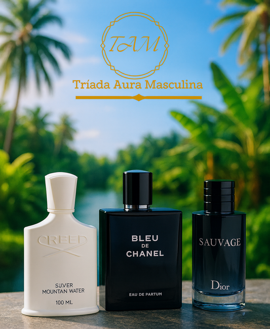 Tríada Aura Masculina: Un combo elegante para todos los momentos - Lleva 3 por el precio de 1